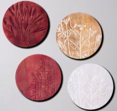 Natural Weave Wall Plate Set of 4